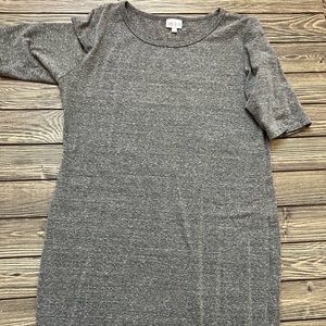 Lularoe Julia bodycon style dress, heathered grey. Size 2xl